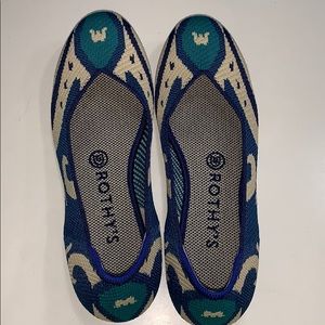 RARE [Rothy’s] Moroccan Blue “The Flat”